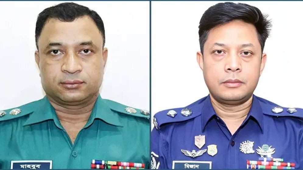 ফেনী ও পঞ্চগড়ের আলোচিত দুই এসপি প্রত্যাহার